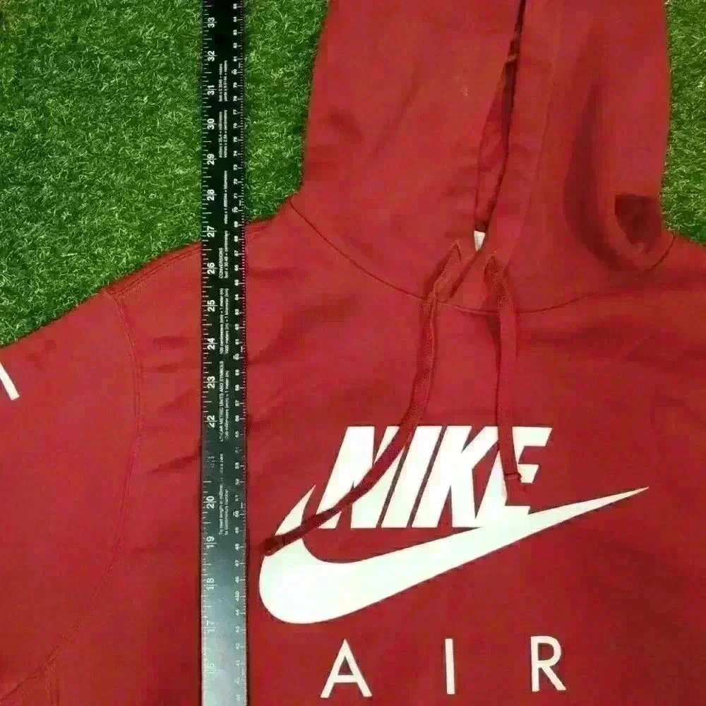 Mens Nike Gym Athletic Just Do It Air Hoodie Hooded Sweatshirt Pullover Large - Picture 7 of 8